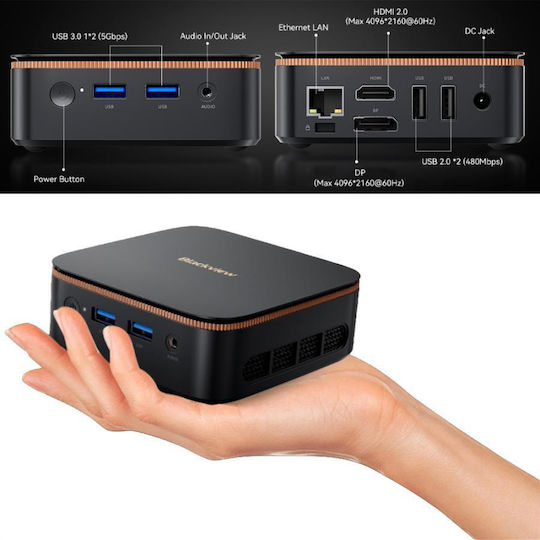 BlackView MP20 Mini PC (Ryzen 3 3300U/16GB DDR4/512GB SSD/W11 Pro)