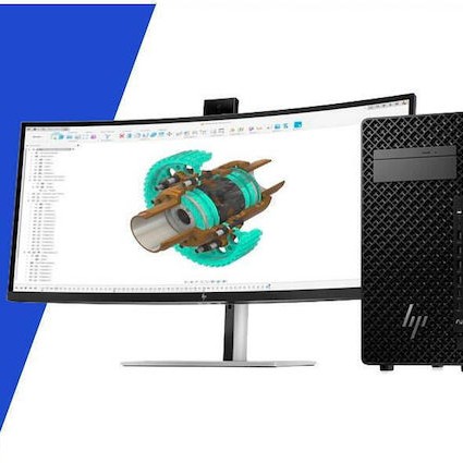 HP Z2 Tower G1i Workstation Gaming Desktop PC (Ultra 7-265/16GB DDR5/512GB SSD/RTX A400/W11 Pro)