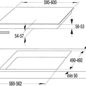 Neff N 70 Domino Κεραμική Εστία με Πλαίσιο Αυτόνομη με Λειτουργία Κλειδώματος 31.9x52.7εκ.
