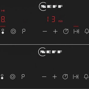 Neff N 70 Domino Κεραμική Εστία με Πλαίσιο Αυτόνομη με Λειτουργία Κλειδώματος 31.9x52.7εκ.