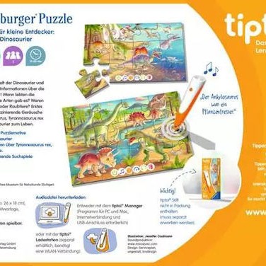 Παιδικό Puzzle Δεινόσαυροι για 3+ Ετών 24pcs Ravensburger