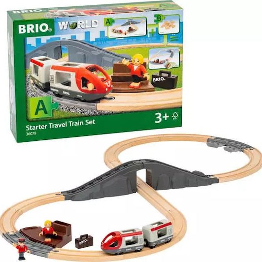 Brio Toys Starter Travel Σετ με Τρενάκι για 3+ Ετών