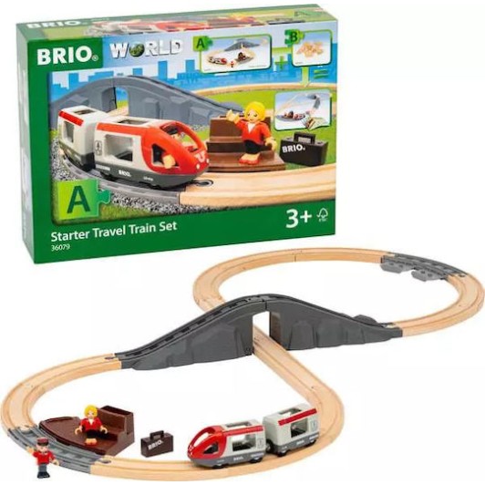 Brio Toys Starter Travel Σετ με Τρενάκι για 3+ Ετών