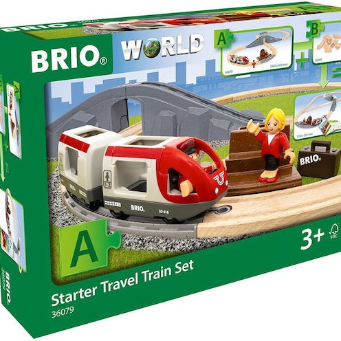 Brio Toys Starter Travel Σετ με Τρενάκι για 3+ Ετών