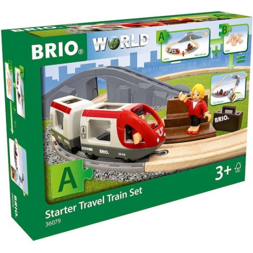 Brio Toys Starter Travel Σετ με Τρενάκι για 3+ Ετών