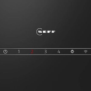 Neff Απορροφητήρας Καμινάδα 80cm Μαύρος