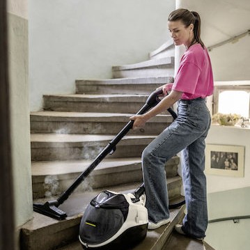 Karcher SV 7 Ατμοκαθαριστής Πίεσης 4bar με Ρόδες και Κοντάρι
