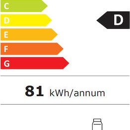 Neff Ψυγείο Συντήρησης 204lt Υ122.1xΠ55.8xΒ54.8εκ. Λευκό KI1413DD1