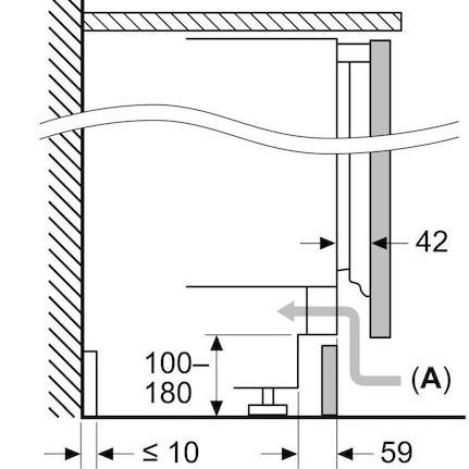 Neff Εντοιχιζόμενο Mini Bar 110lt Υ82xΠ59.8xΒ54.8εκ. Λευκό KU2222FD0