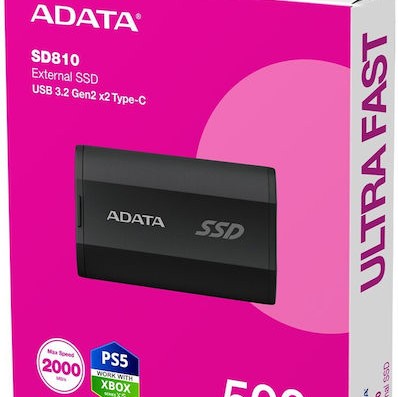 Adata SD810 USB 3.2 Εξωτερικός SSD 500GB 2.5