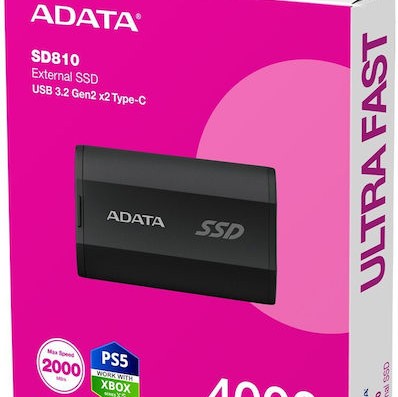 Adata SD810 USB 3.2 Εξωτερικός SSD 4TB 2.5