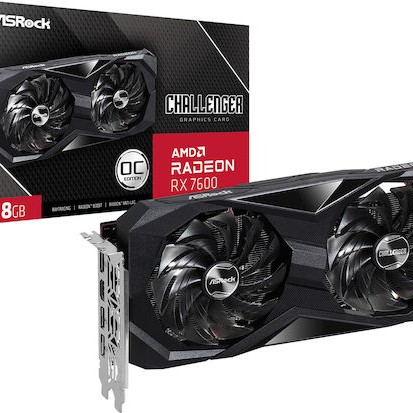 ASRock Radeon RX 7600 8GB GDDR6 Challenger OC Κάρτα Γραφικών