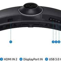 Samsung Odyssey G9 G95C Ultrawide VA HDR Curved Gaming Monitor 49