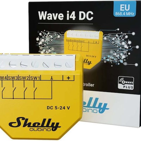 Shelly Wave I4 DC Ενδιάμεσος Διακόπτης