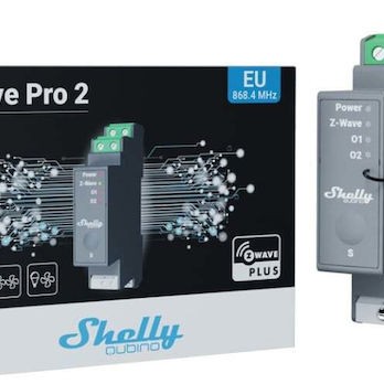Shelly Qubino Pro 2 WavePro2 Ενδιάμεσος Διακόπτης