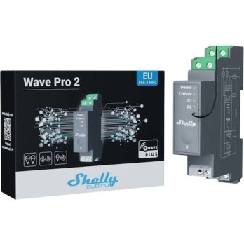 Shelly Qubino Pro 2 WavePro2 Ενδιάμεσος Διακόπτης