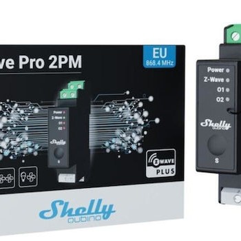 Elvhx Qubino Wave Pro 2PM Ενδιάμεσος Διακόπτης