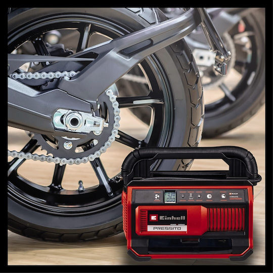 Einhell Τρόμπα Αυτοκινήτου Pressito με Καλώδιο Αναπτήρα 18V (Χωρίς Μπαταρία)