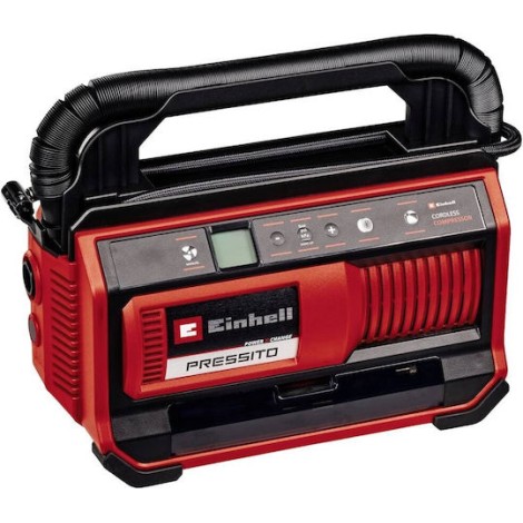 Einhell Τρόμπα Αυτοκινήτου Pressito με Καλώδιο Αναπτήρα 18V (Χωρίς Μπαταρία)