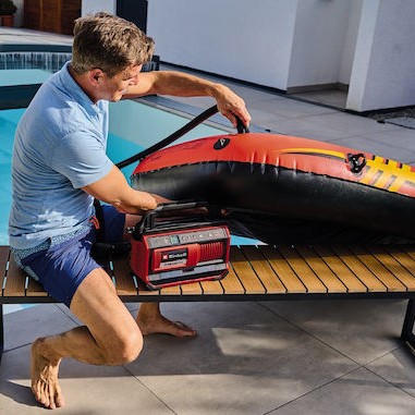 Einhell Τρόμπα Αυτοκινήτου Pressito με Καλώδιο Αναπτήρα 18V (Χωρίς Μπαταρία)