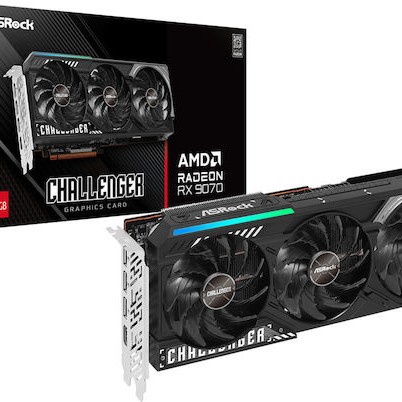 ASRock Radeon RX 9070 16GB GDDR6 Challenger Κάρτα Γραφικών