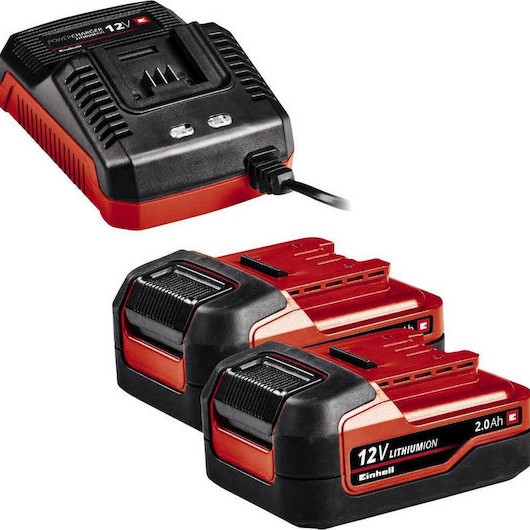 Einhell TE-CD 12/1 Li-i Κρουστικό Δραπανοκατσάβιδο Μπαταρίας 12V 2x2Ah