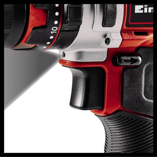 Einhell TE-CD 12/1 Li-i Κρουστικό Δραπανοκατσάβιδο Μπαταρίας 12V 2x2Ah
