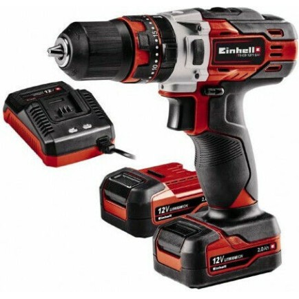 Einhell TE-CD 12/1 Li-i Κρουστικό Δραπανοκατσάβιδο Μπαταρίας 12V 2x2Ah