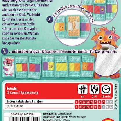 Επιτραπέζιο Παιχνίδι Monsterrolle για 2-4 Παίκτες 6+ Ετών (GER) Schmidt Spiele