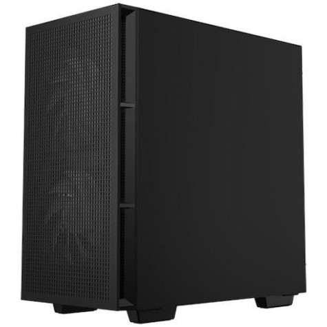Deepcool CH360 Micro Tower Κουτί Υπολογιστή με Πλαϊνό Παράθυρο και RGB Φωτισμό Μαύρο