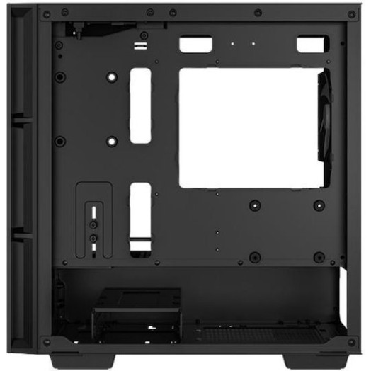 Deepcool CH360 Micro Tower Κουτί Υπολογιστή με Πλαϊνό Παράθυρο και RGB Φωτισμό Μαύρο