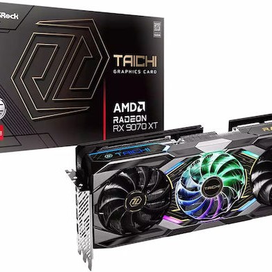 ASRock Radeon RX 9070 XT 16GB GDDR6 Taichi OC Κάρτα Γραφικών