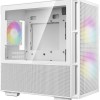 Deepcool CH360 Micro Tower Κουτί Υπολογιστή με Πλαϊνό Παράθυρο και RGB Φωτισμό Λευκό