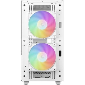 Deepcool CH360 Micro Tower Κουτί Υπολογιστή με Πλαϊνό Παράθυρο και RGB Φωτισμό Λευκό