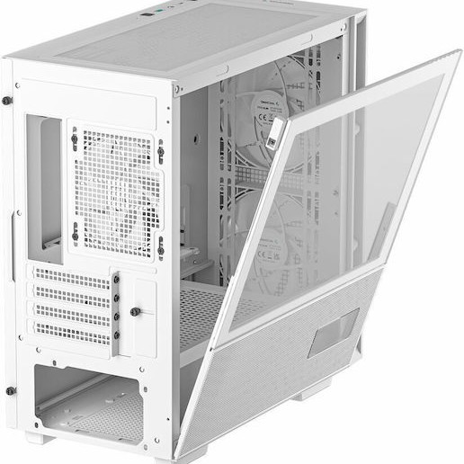 Deepcool CH360 Digital Gaming Micro Tower Κουτί Υπολογιστή με Πλαϊνό Παράθυρο Λευκό