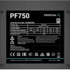 Deepcool PF750 750W Μαύρο Τροφοδοτικό Υπολογιστή Full Wired 80 Plus Standard