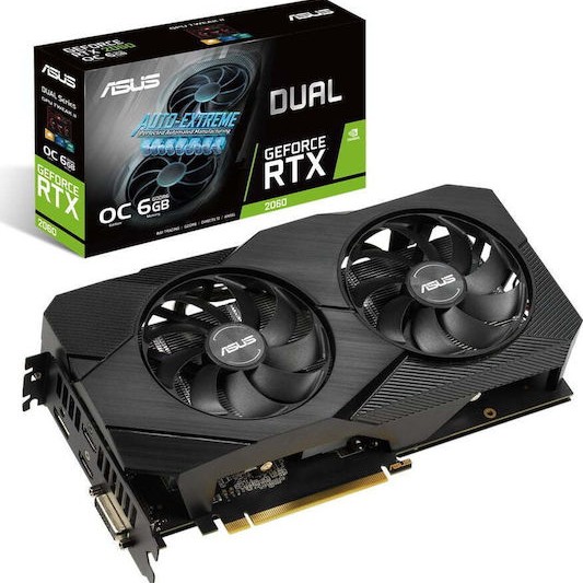 Asus GeForce RTX 3050 6GB GDDR6 Dual OC Κάρτα Γραφικών