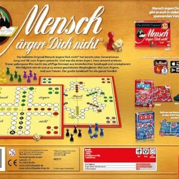 Επιτραπέζιο Παιχνίδι Mensch Ärgere Dich Nicht® Gold Edition για 2-6 Παίκτες 6+ Ετών (GER) Schmidt Spiele