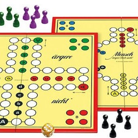 Επιτραπέζιο Παιχνίδι Mensch Ärgere Dich Nicht® Gold Edition για 2-6 Παίκτες 6+ Ετών (GER) Schmidt Spiele