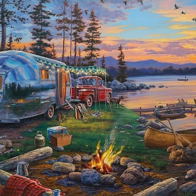 Παζλ Schmidt Bush Campfire Paradise 1000τεμ