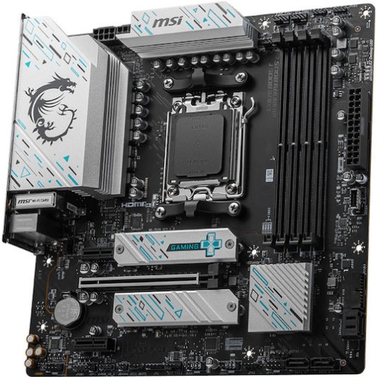MSI B650M Gaming Plus WIFI Motherboard Micro ATX με AMD AM5 Socket 7E24-001R