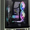 Thermaltake The Tower 300 Micro Tower Κουτί Υπολογιστή με Πλαϊνό Παράθυρο και RGB Φωτισμό Matcha Green