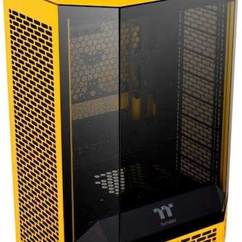 Thermaltake The Tower 300 Bumblebee Gaming Micro Tower Κουτί Υπολογιστή με Πλαϊνό Παράθυρο Κίτρινο