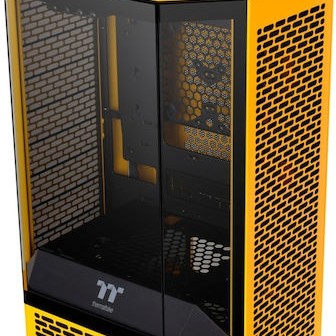 Thermaltake The Tower 300 Bumblebee Gaming Micro Tower Κουτί Υπολογιστή με Πλαϊνό Παράθυρο Κίτρινο