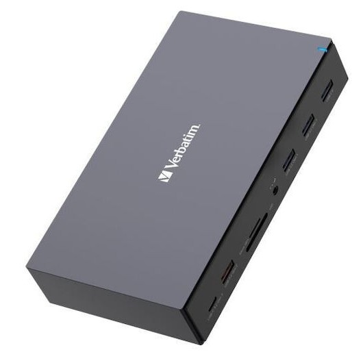 Verbatim CDS-17 USB-C Docking Station με HDMI/DisplayPort 4K PD Ethernet Μαύρο