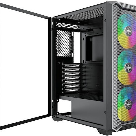 Xilence Xilent Blade II ARGB XG161 Gaming Midi Tower Κουτί Υπολογιστή με Πλαϊνό Παράθυρο Μαύρο