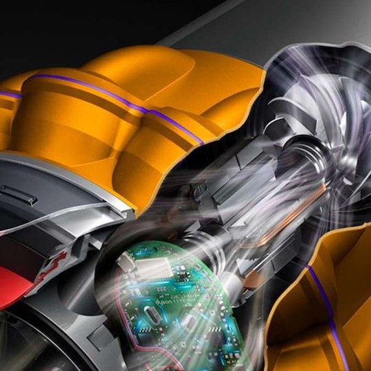 Dyson V15s Detect Submarine Επαναφορτιζόμενη Σκούπα 2 σε 1 Stick & Χειρός Yellow / Iron / Nickel