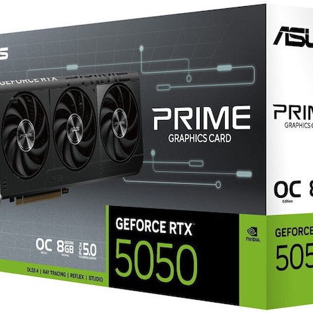 Asus GeForce RTX 5050 8GB GDDR6 Prime OC Κάρτα Γραφικών