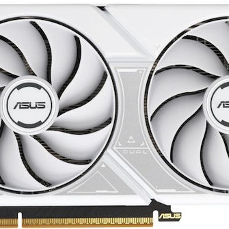 Asus GeForce RTX 5060 8GB GDDR7 Dual White OC Κάρτα Γραφικών