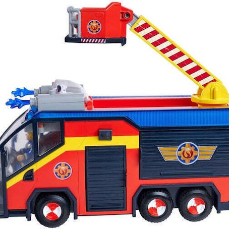 Simba-dickie Feuerwehrmann Sam Jupiter Φορτηγό Πυροσβεστικό για 3+ Ετών